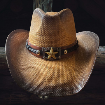 Lone Star Straw Cowboy Hat