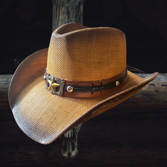 Lone Star Straw Cowboy Hat