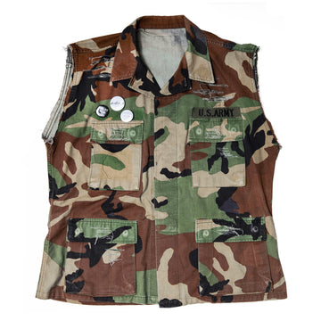 Vintage Camo Vest (unisex)
