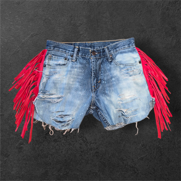 LUXE FRINGE DENIM