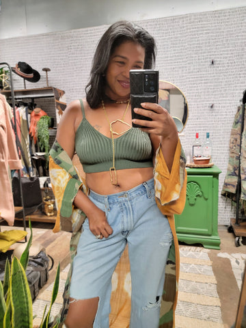 Rib Knit Lounge Brami
