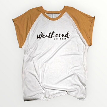 Sleeveless Raglan Mustard with Brown Logo - Size 2X