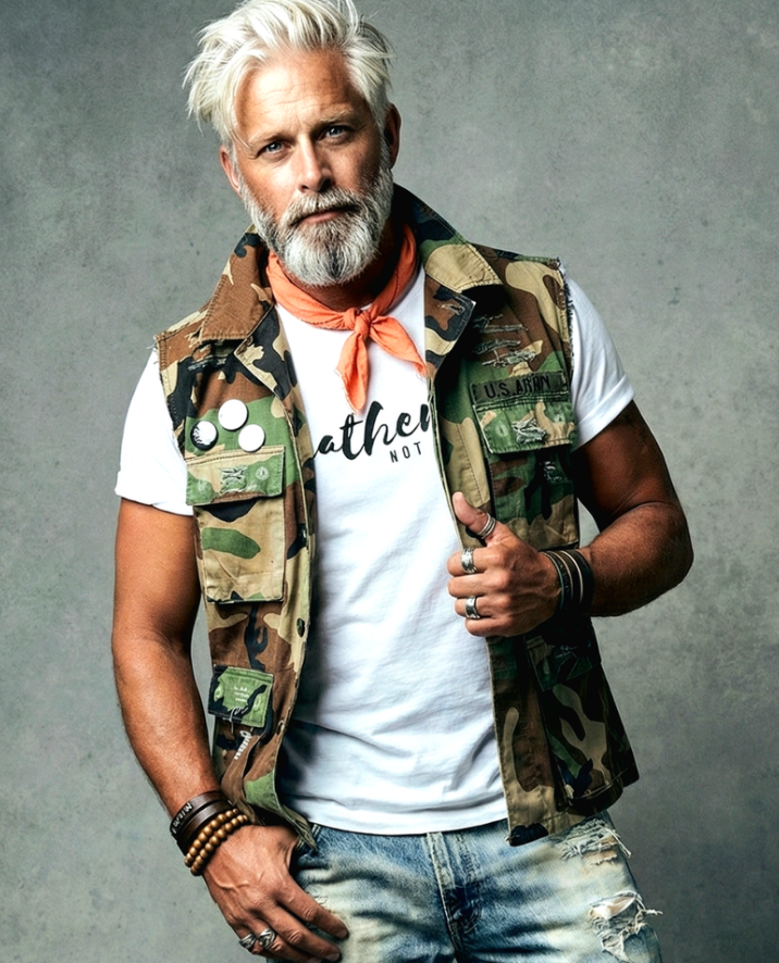 Vintage Camo Vest (unisex)