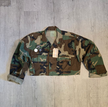 Vintage Cropped Camo (Size S/M)
