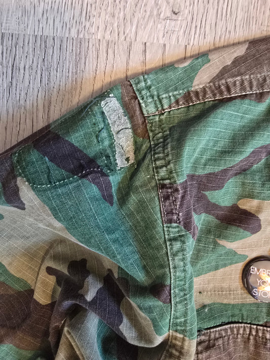 Vintage Camo Jacket (Size S/M)