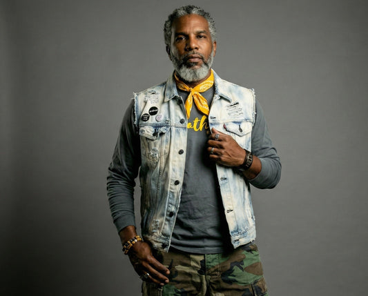 WNW Distressed Denim Vest