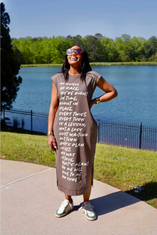 “My Turn” Midi Lounge Dress