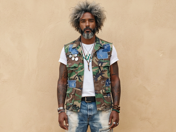 Patchwork Camo Vest (unisex)