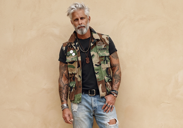 Vintage Camo Vest (unisex)