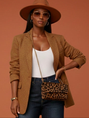 Madeline Cheetah Clutch