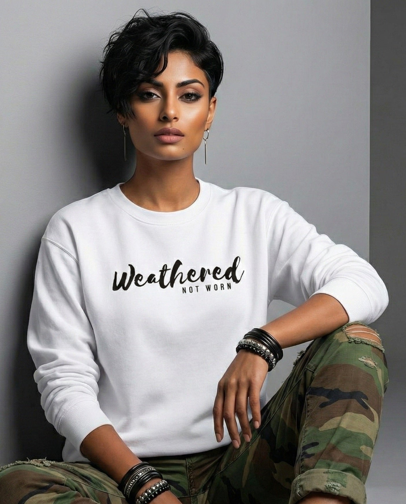 BLACK&WHITE Unisex Sweatshirt